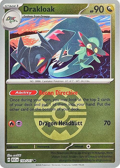 Ascended Heroes Drakloak [Ball] Pokémon card